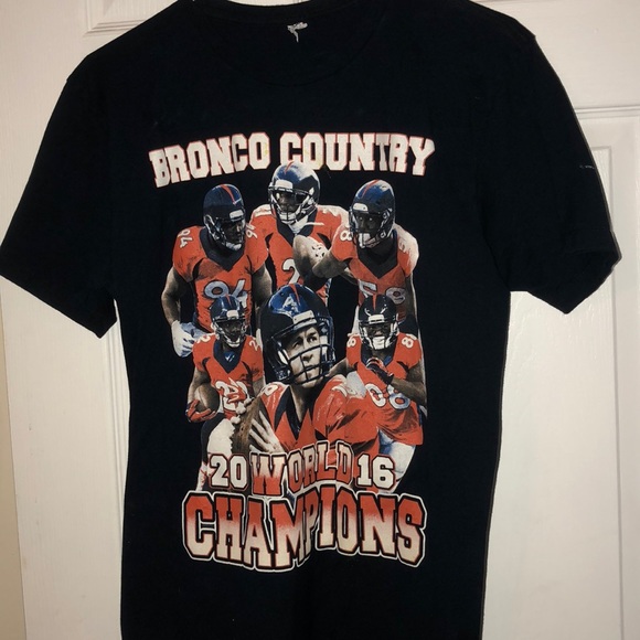 broncos championship shirt 2016